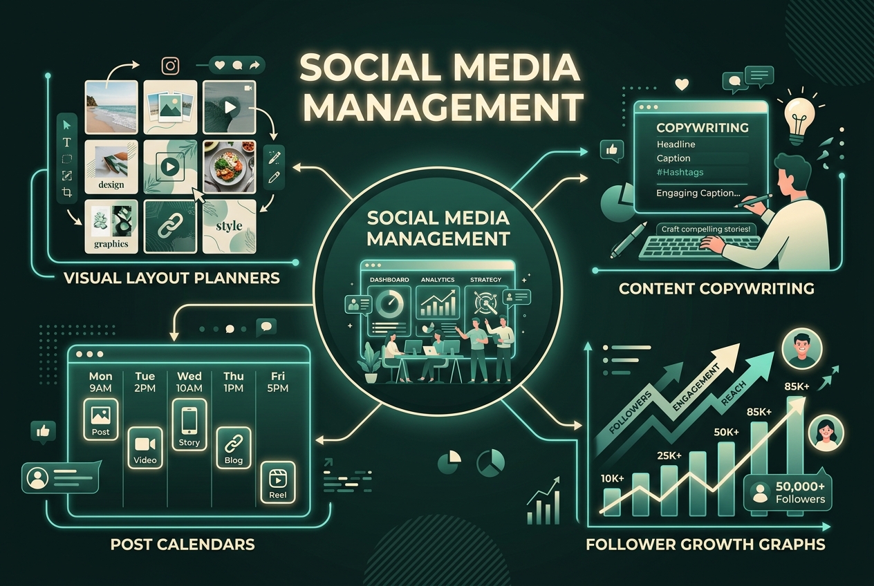 Hi.Tech Social Media Management Showcase