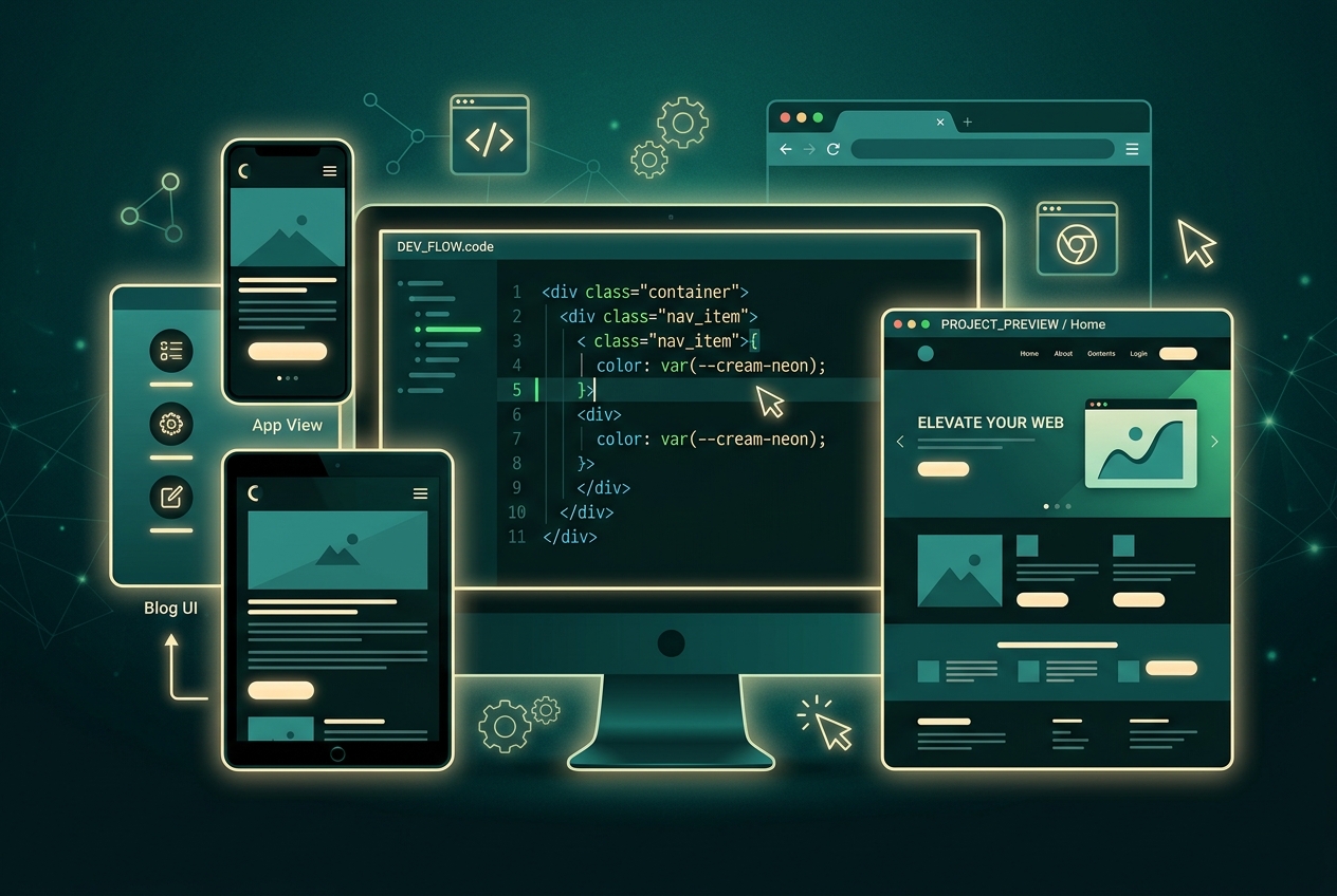 Hi.Tech Website Development Service Showcase